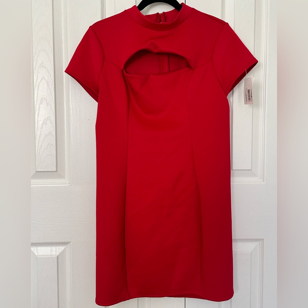 Guess Red Cutout Dress